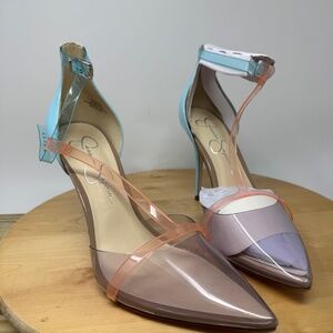 Clear Jessica Simpson Heels